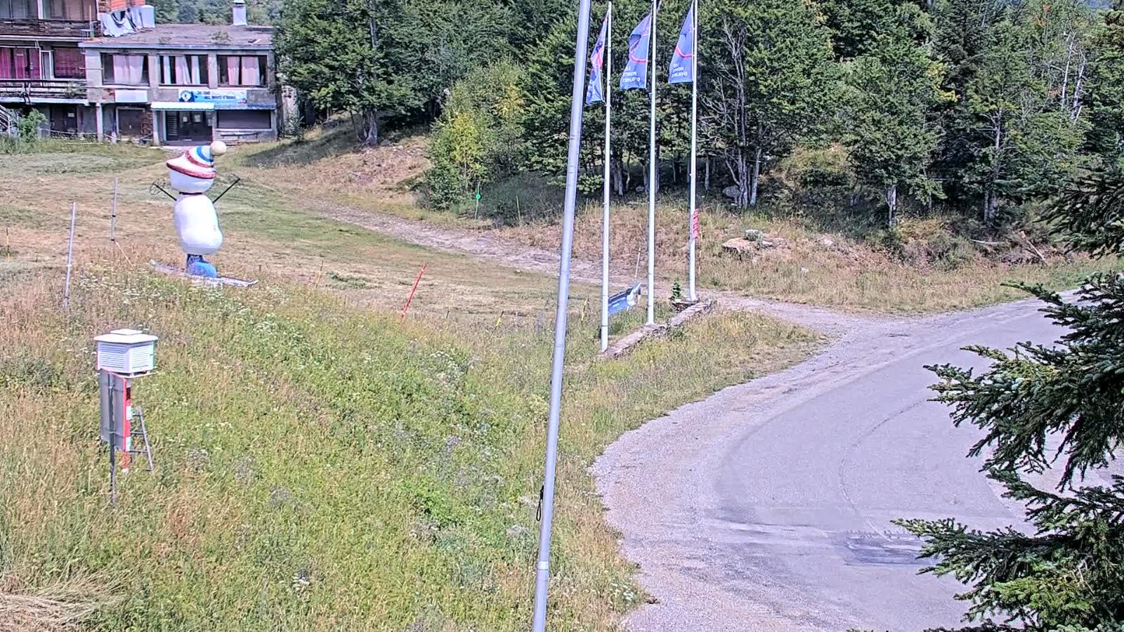 Webcam Les Monts d Olmes: Arrivée Piste
