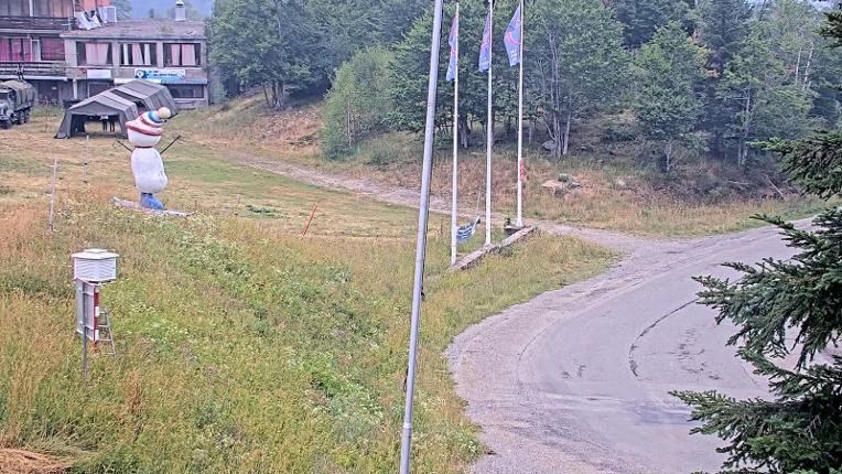 Webcam Les Monts d Olmes: Arrivée Piste