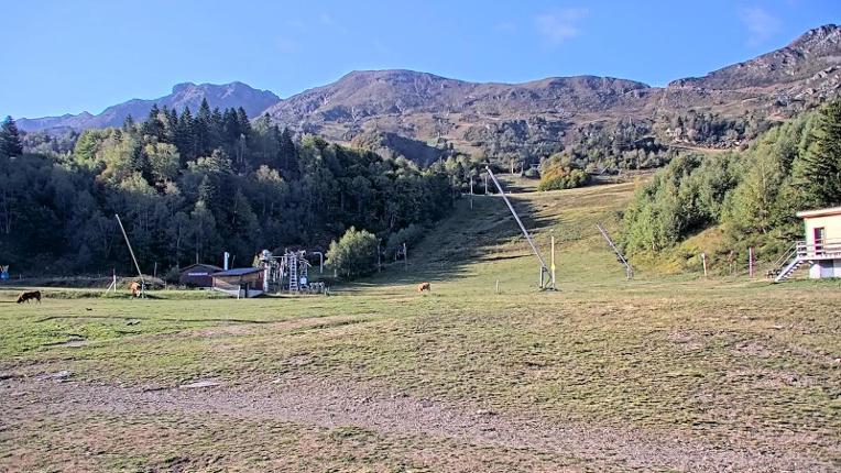 Webcam Les Monts d Olmes: Arrivée Piste