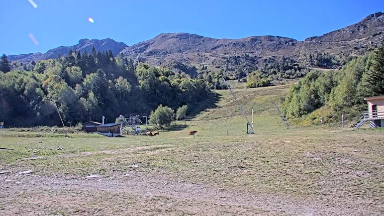 Webcam Les Monts d Olmes: Arrivée Piste