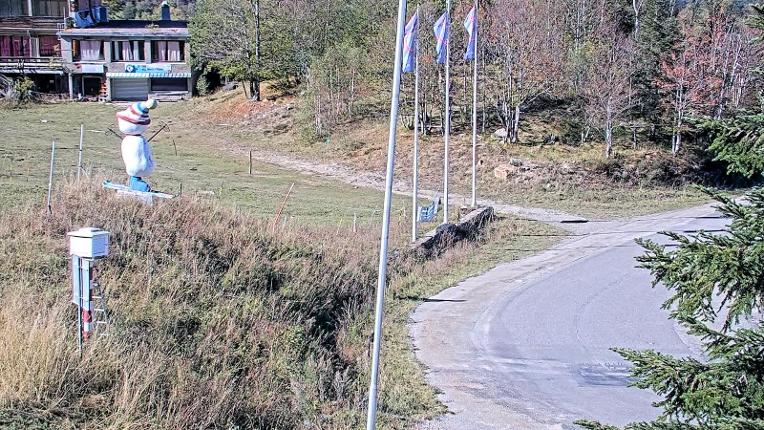 Webcam Les Monts d Olmes: Arrivée Piste