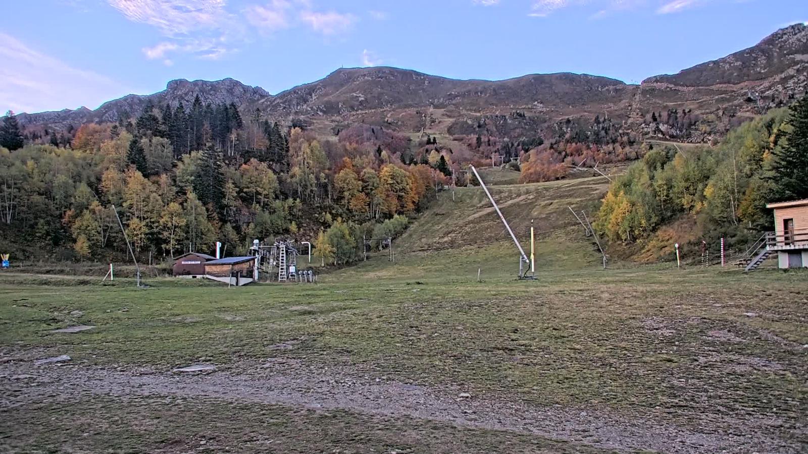 Webcam Les Monts d Olmes: Arrivée Piste