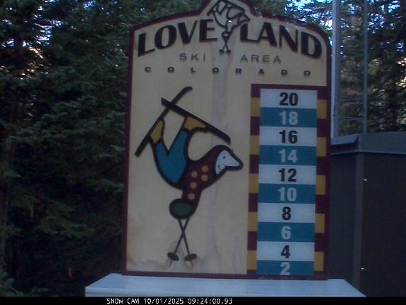Webcam Loveland: Snow stake