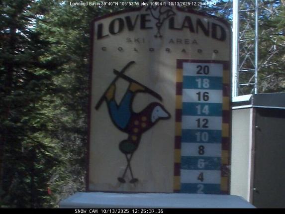 Webcam Loveland: Snow stake