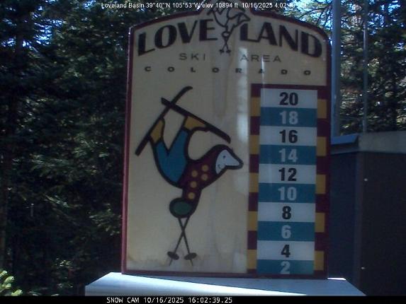 Webcam Loveland: Snow stake