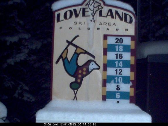 Webcam Loveland: Snow stake