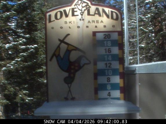 Webcam Loveland: Snow stake