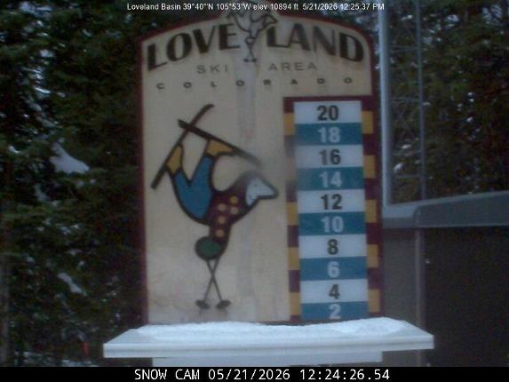 Webcam Loveland: Snow stake