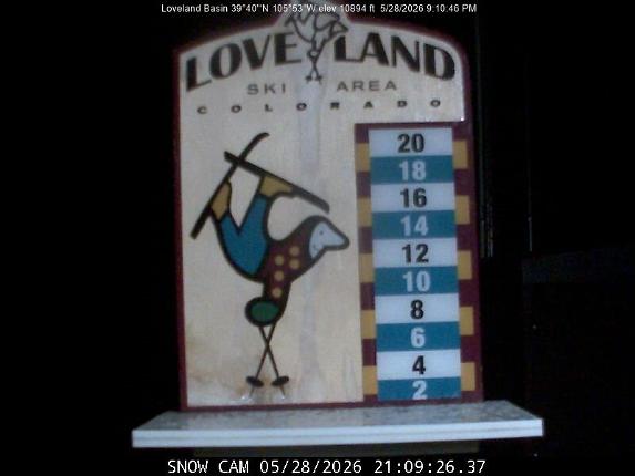 Webcam Loveland: Snow stake