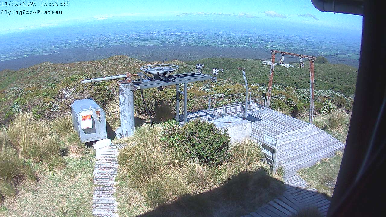 Webcam Manganui: Flying Fox Goods Lift