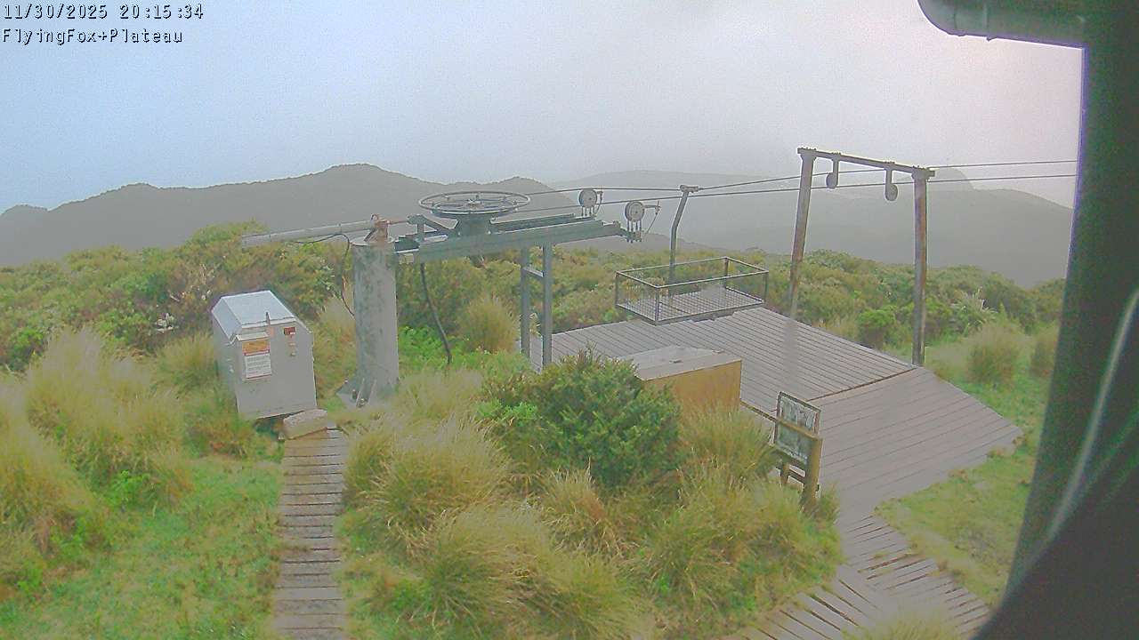 Webcam Manganui: Flying Fox Goods Lift