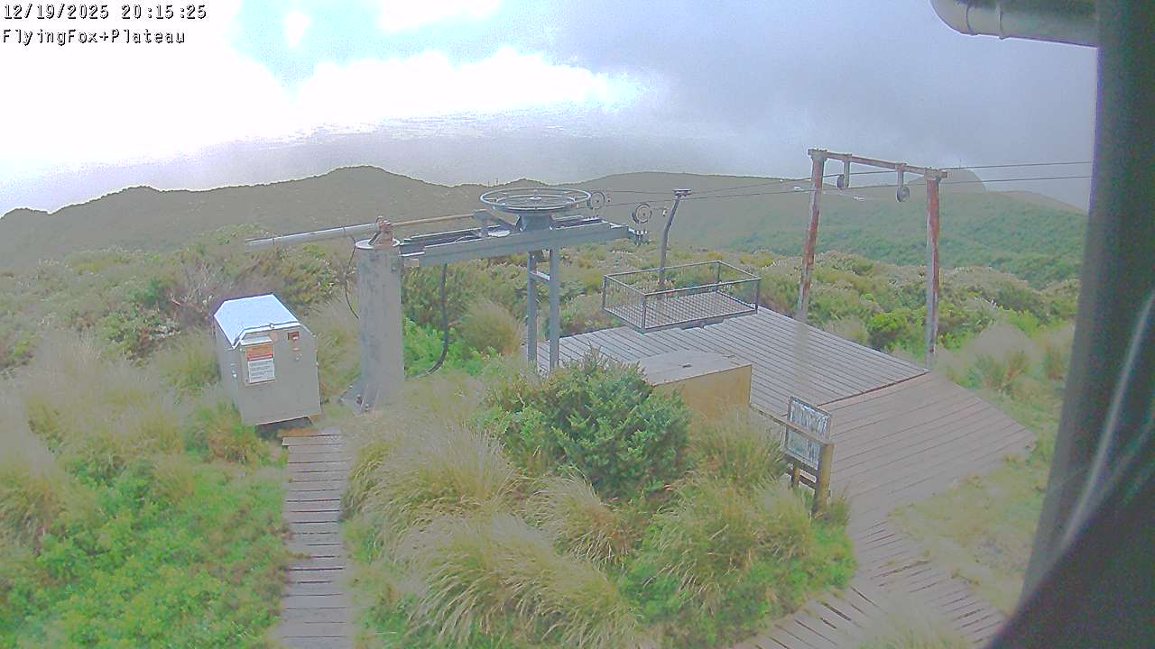 Webcam Manganui: Flying Fox Goods Lift