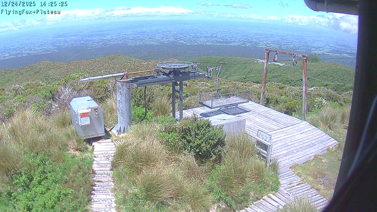 Webcam Manganui: Flying Fox Goods Lift