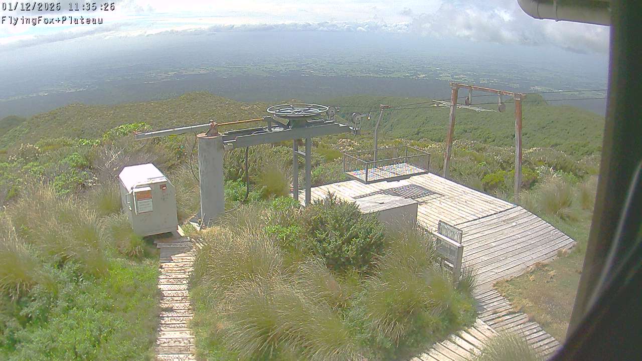 Webcam Manganui: Flying Fox Goods Lift