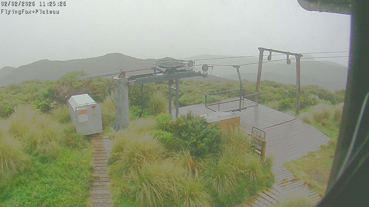 Webcam Manganui: Flying Fox Goods Lift