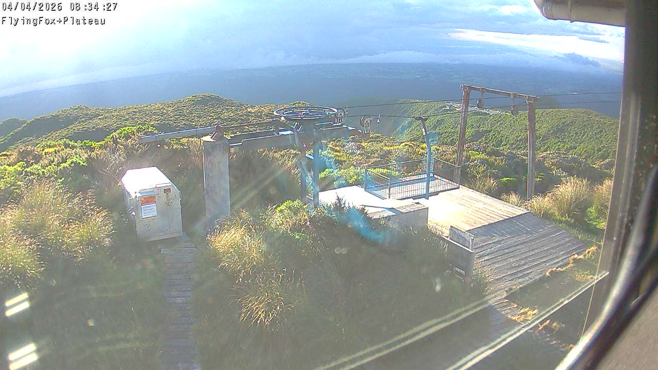Webcam Manganui: Flying Fox Goods Lift