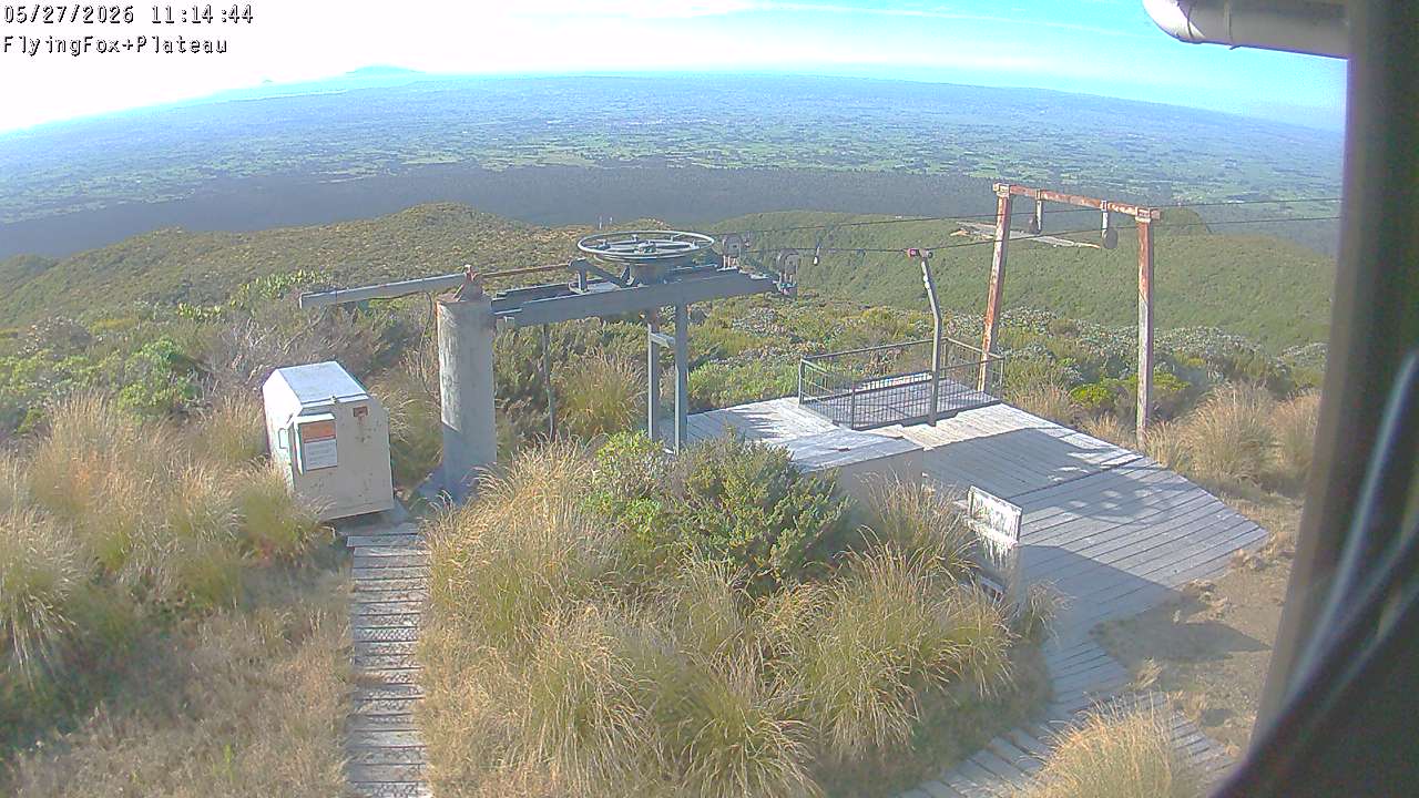 Webcam Manganui: Flying Fox Goods Lift