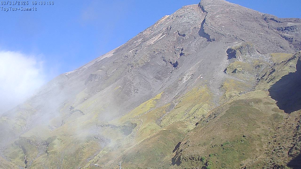 Webcam Manganui: Top Tow view