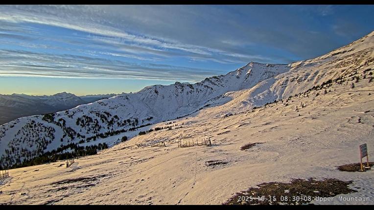 Webcam Marmot Basin: Upper Mountain