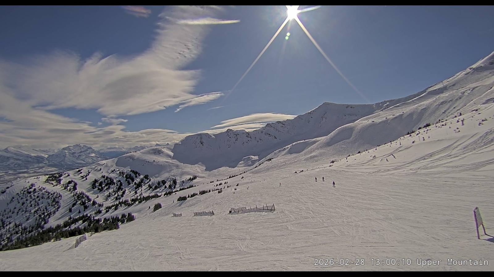 Webcam Marmot Basin: Upper Mountain