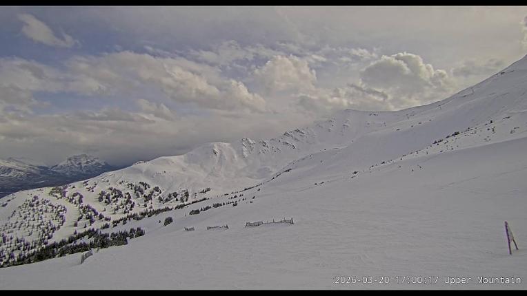 Webcam Marmot Basin: Upper Mountain
