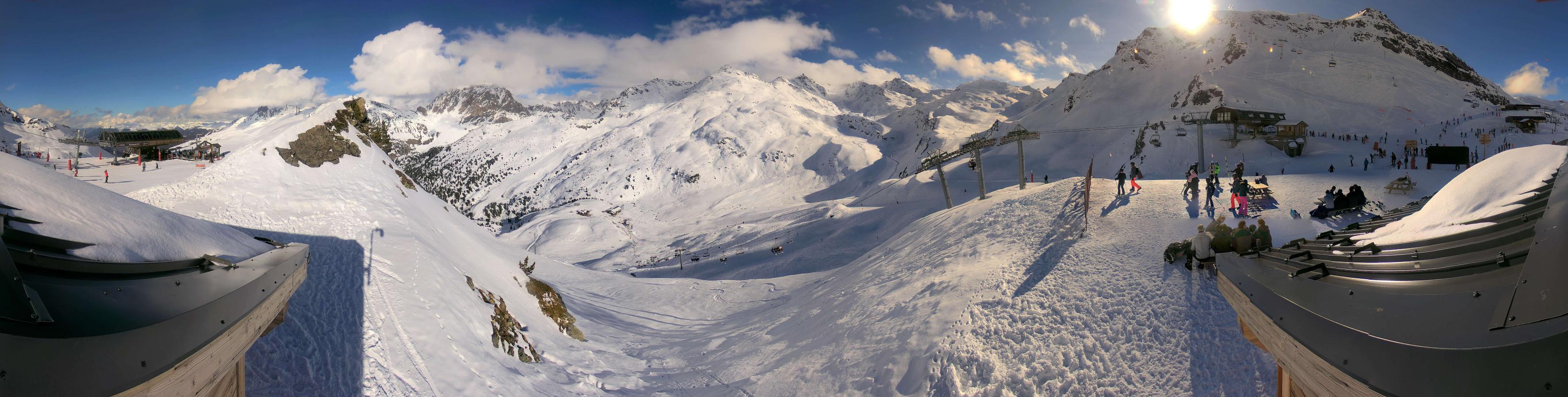 Webcam Meribel - Mottaret: Mottaret Bouquetin 2426m