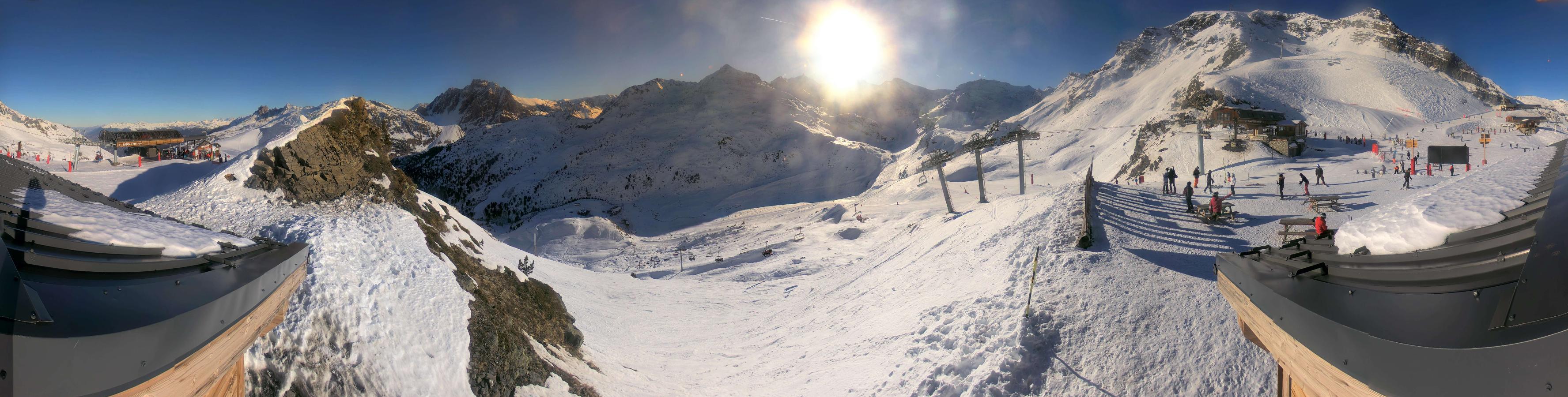 Webcam Meribel - Mottaret: Mottaret Bouquetin 2426m
