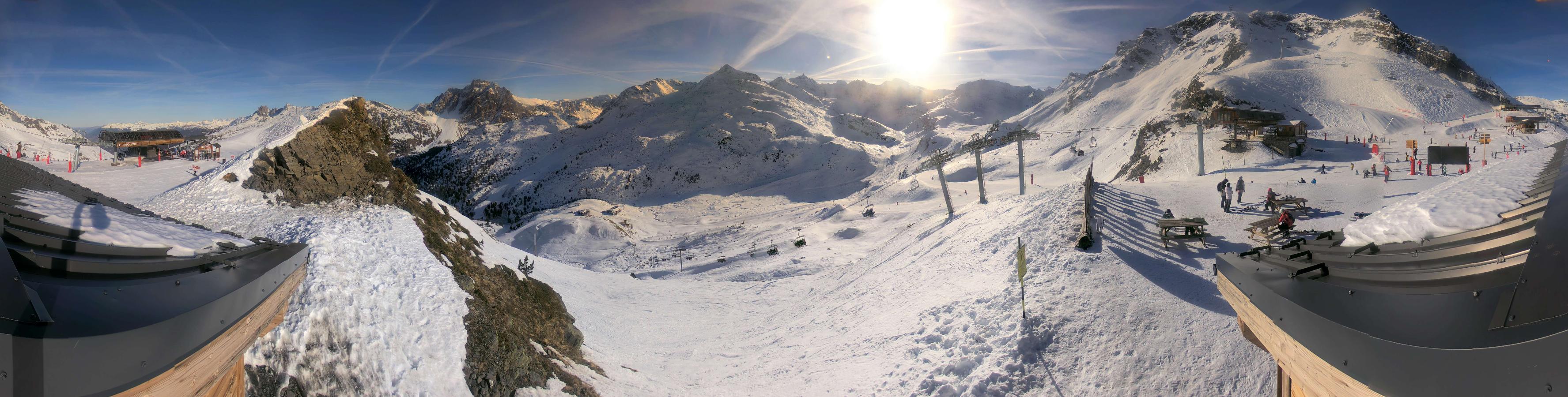 Webcam Meribel - Mottaret: Mottaret Bouquetin 2426m
