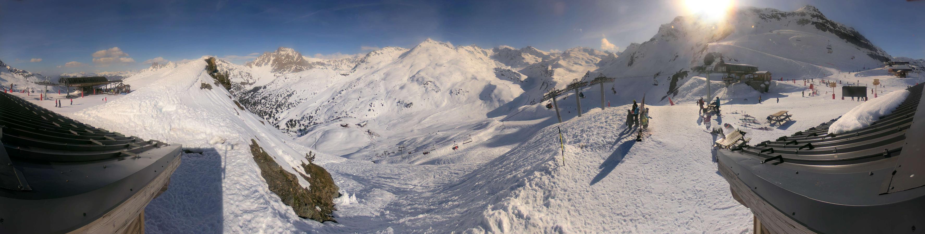 Webcam Meribel - Mottaret: Mottaret Bouquetin 2426m