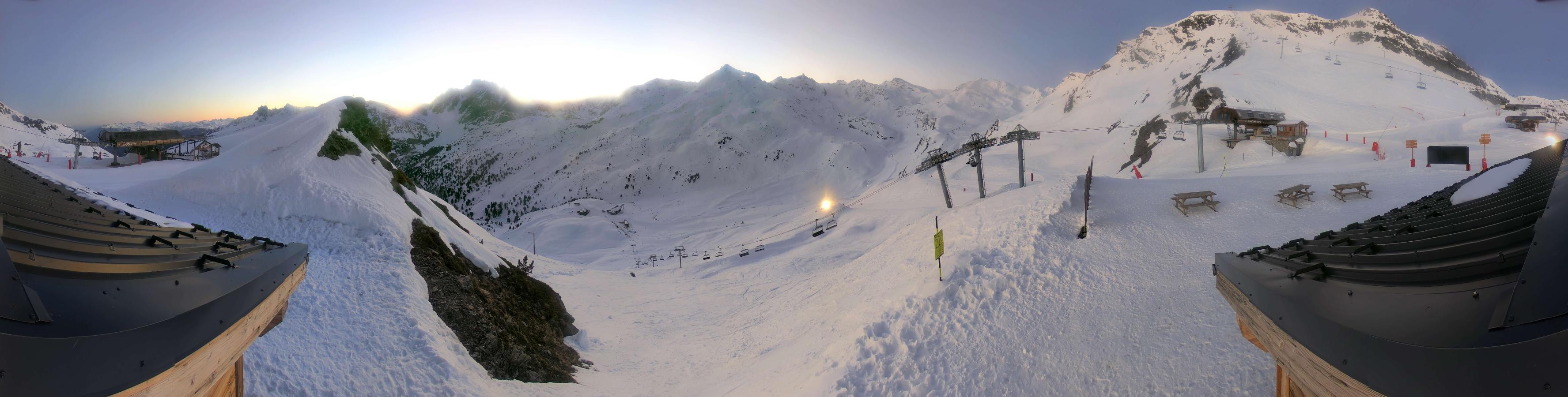 Webcam Meribel - Mottaret: Mottaret Bouquetin 2426m