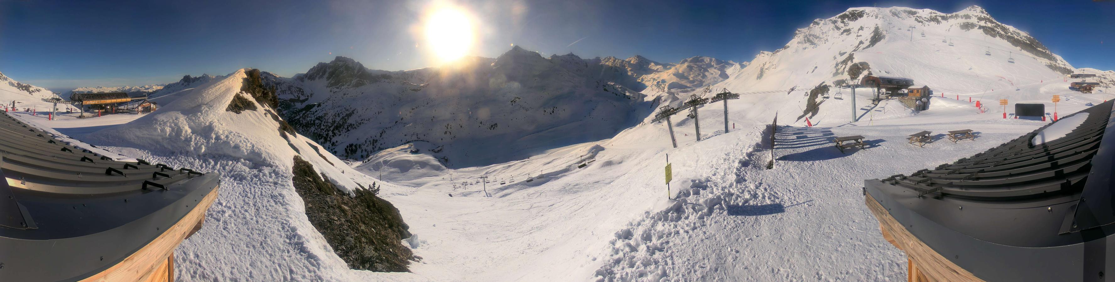 Webcam Meribel - Mottaret: Mottaret Bouquetin 2426m