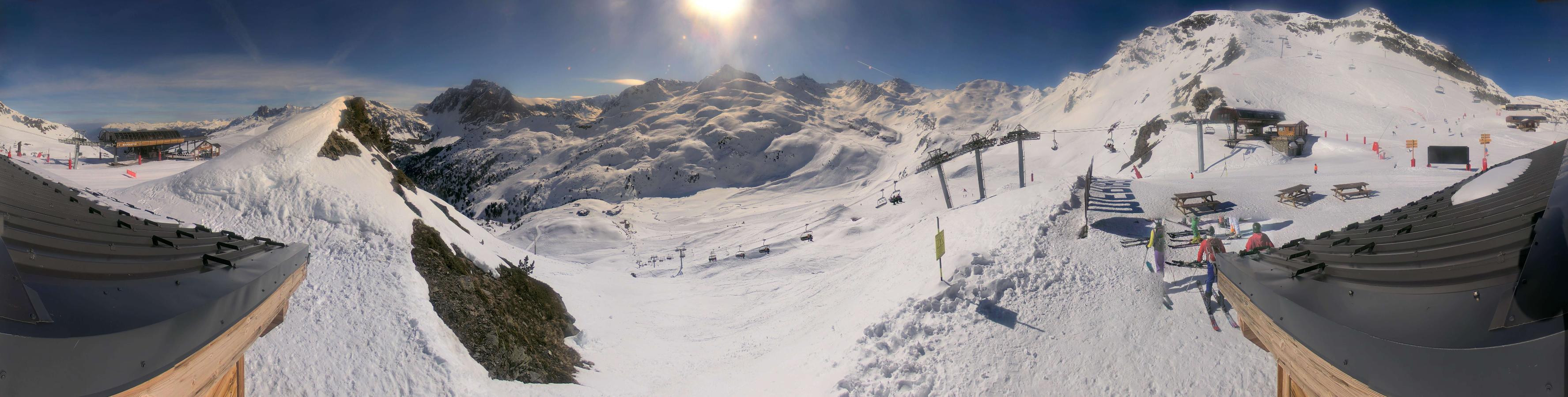 Webcam Meribel - Mottaret: Mottaret Bouquetin 2426m