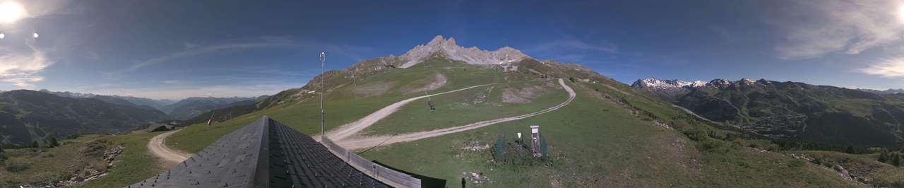 Webcam Meribel - Mottaret: Versant Saulire-2117m