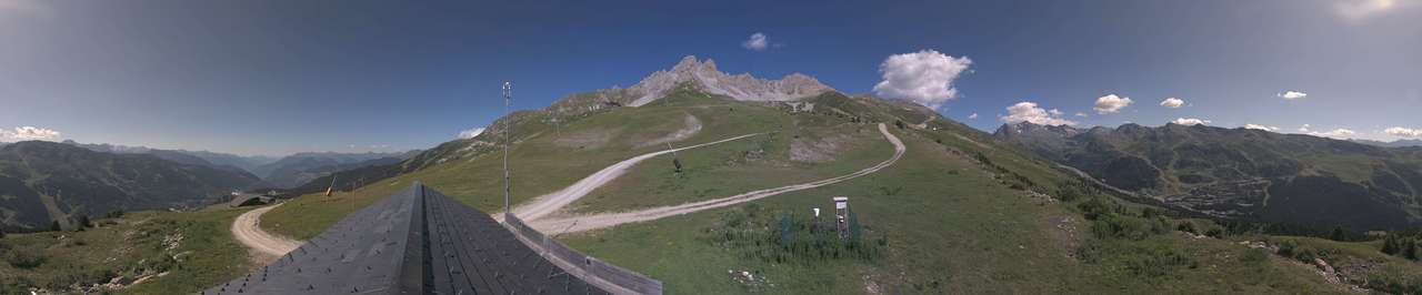 Webcam Meribel - Mottaret: Versant Saulire-2117m