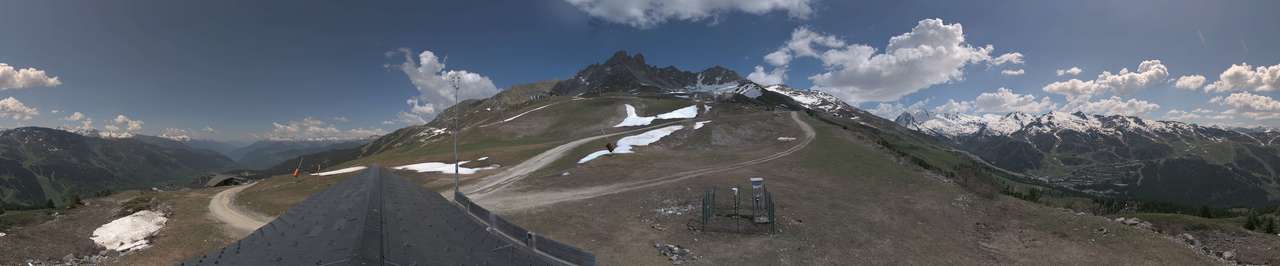 Webcam Meribel - Mottaret: Versant Saulire-2117m