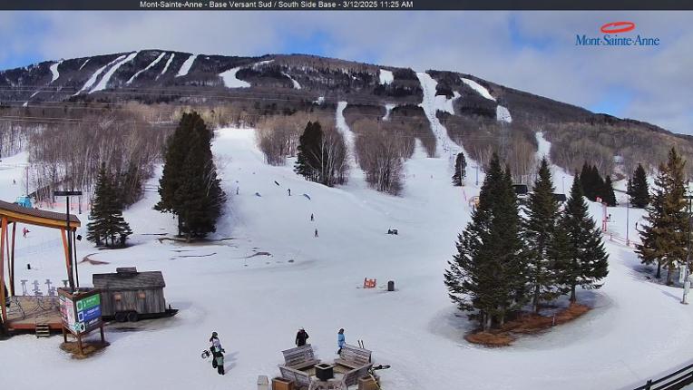 Webcam Mont-Sainte-Anne: Base de la Montagne