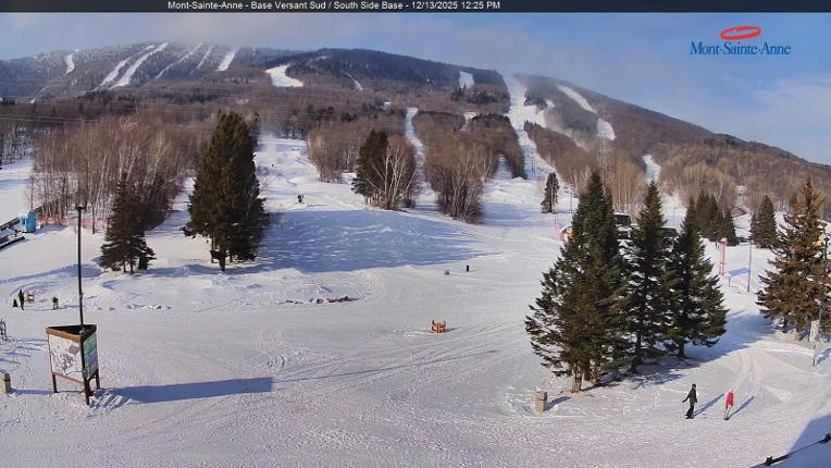 Webcam Mont-Sainte-Anne: Base de la Montagne