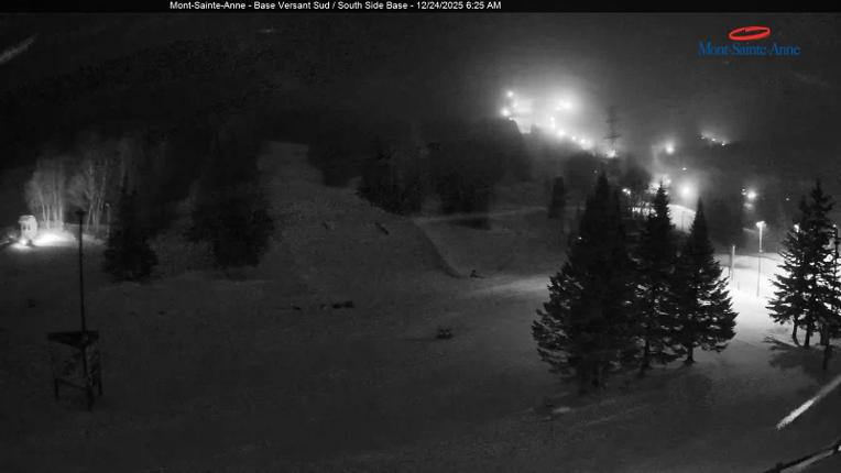Webcam Mont-Sainte-Anne: Base de la Montagne