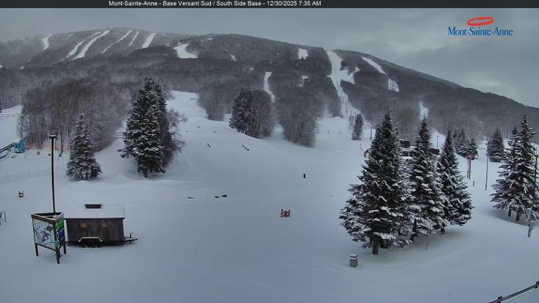 Webcam Mont-Sainte-Anne: Base de la Montagne