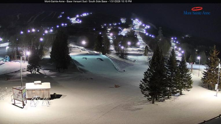 Webcam Mont-Sainte-Anne: Base de la Montagne