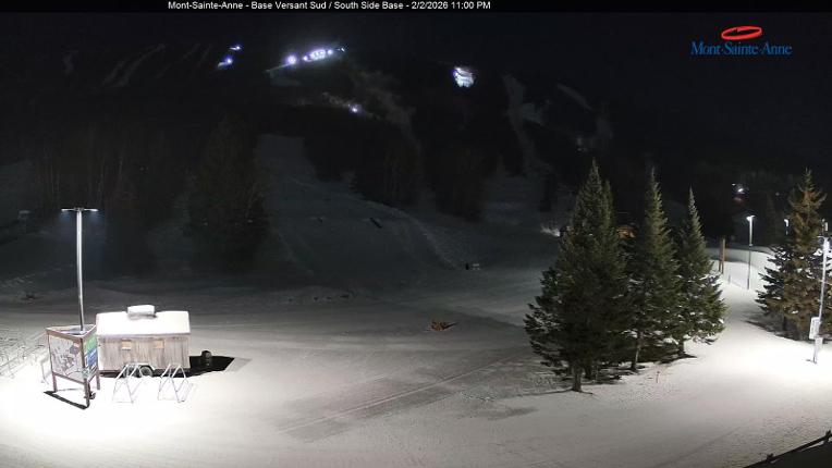 Webcam Mont-Sainte-Anne: Base de la Montagne