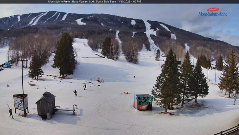 Webcam Mont-Sainte-Anne: Base de la Montagne