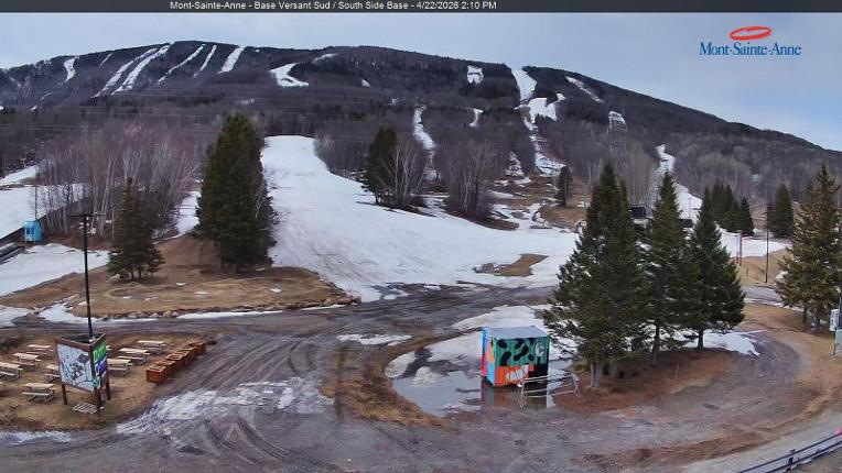 Webcam Mont-Sainte-Anne: Base de la Montagne