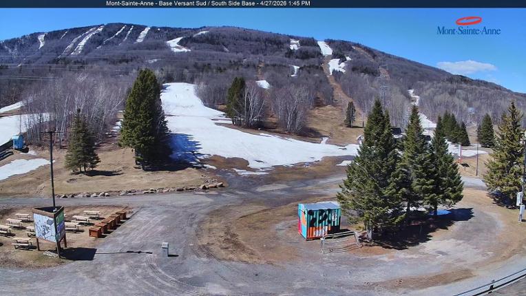 Webcam Mont-Sainte-Anne: Base de la Montagne