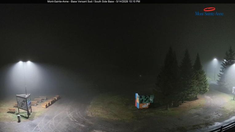 Webcam Mont-Sainte-Anne: Base de la Montagne