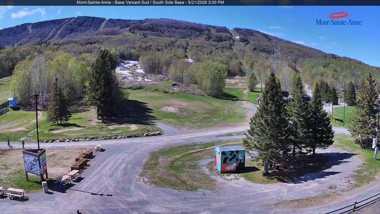 Webcam Mont-Sainte-Anne: Base de la Montagne