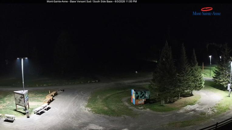 Webcam Mont-Sainte-Anne: Base de la Montagne