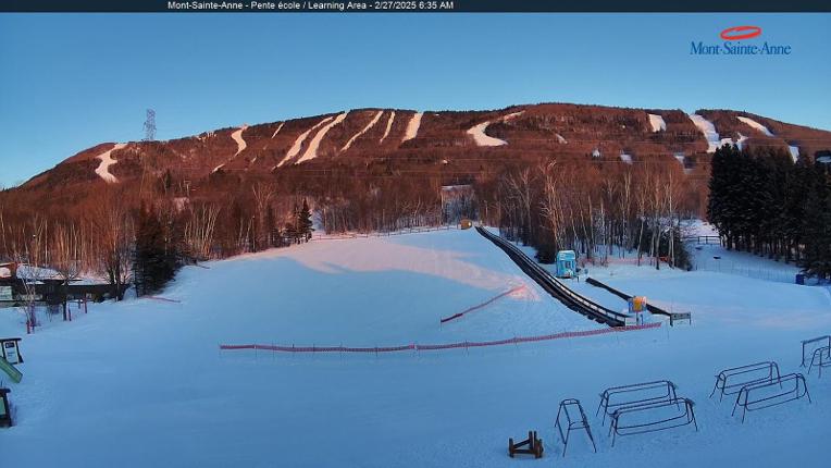 Webcam Mont-Sainte-Anne: Pente Ecole