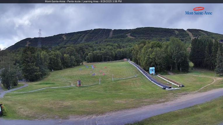 Webcam Mont-Sainte-Anne: Pente Ecole
