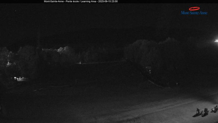 Webcam Mont-Sainte-Anne: Pente Ecole